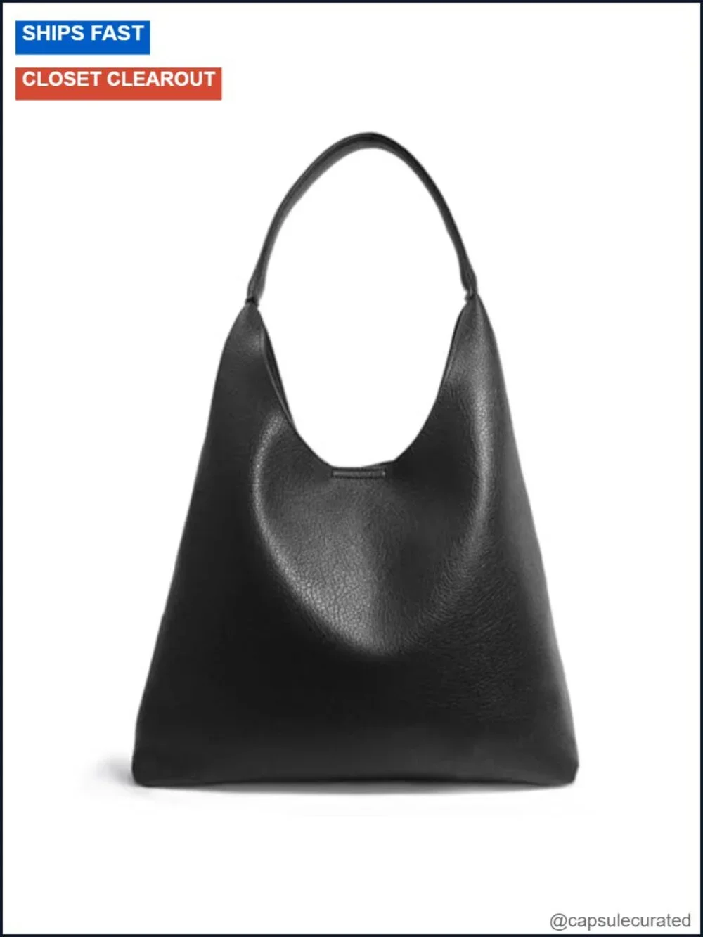 Women's Slouchy Hobo Bag Vegan Leather Shoulder Tote Purse Work Travel